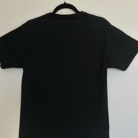 Black T-Shirt with Neon Mickey Mouse Design Fits like a Small Adult - Picture 9 of 11